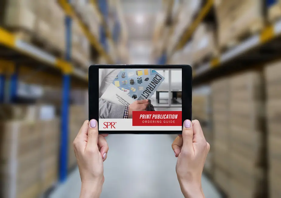 SPR- Marketing tablet in warehouse
