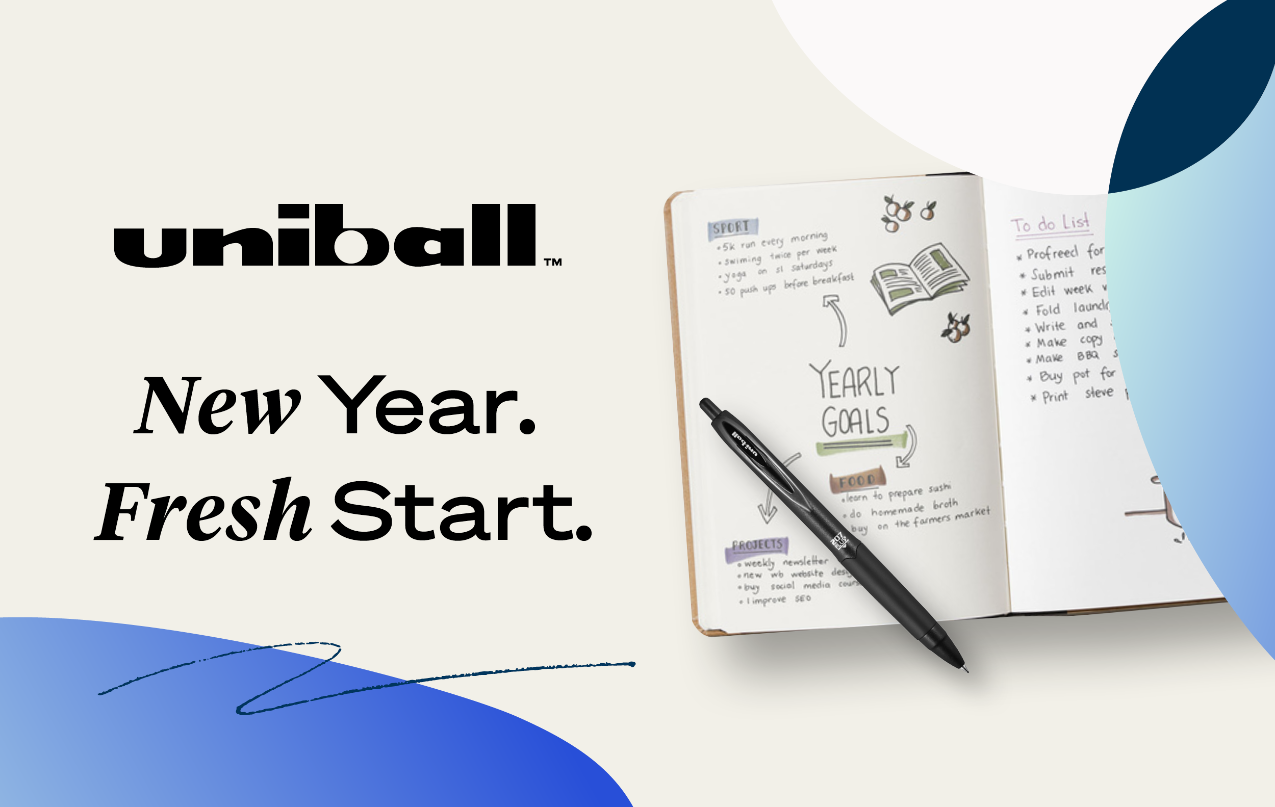 A Fresh Start for the New Year Continues with Uniball 